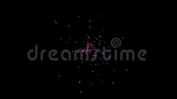 七彩粒子旋流光粒子效应设计视频的预览图