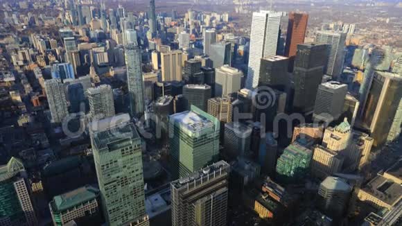 多伦多市中心4K超高清空中延时视频的预览图