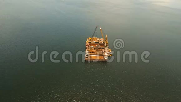 海上疏浚平台菲律宾马尼拉视频的预览图