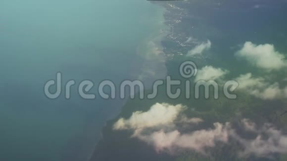 从飞机到泰国KohSamui的视野视频的预览图