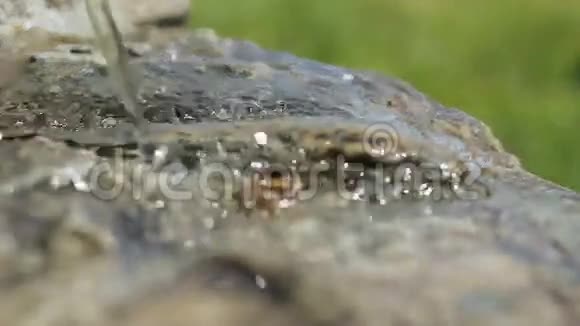带水滴的结婚戒指视频的预览图