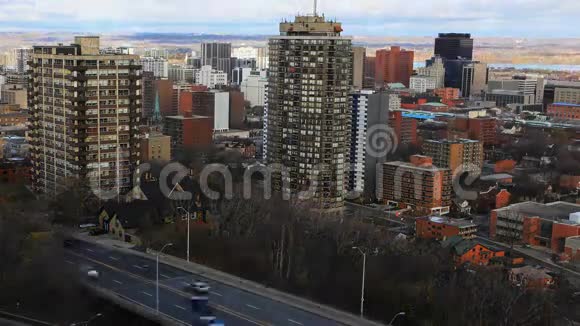 4高速公路加拿大市中心汉密尔顿K超高清时程视频的预览图