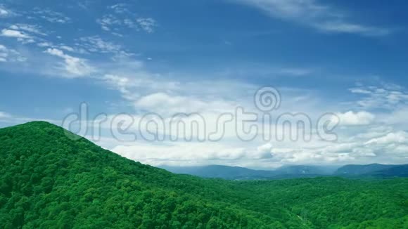山的美丽夏季景观视频的预览图