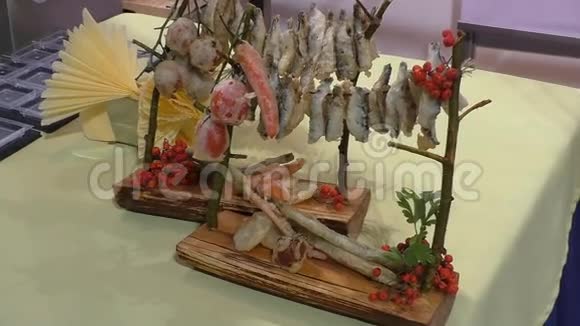 海鲜和蔬菜天妇罗视频的预览图