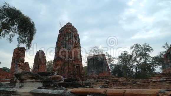 瓦玛哈的废墟或大遗迹的修道院视频的预览图