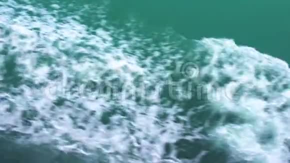 暹罗湾景观从渡轮上前往科昌岛视频的预览图