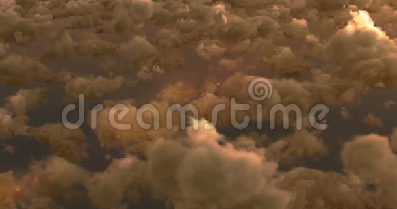 烟云和明亮的阳光视频的预览图