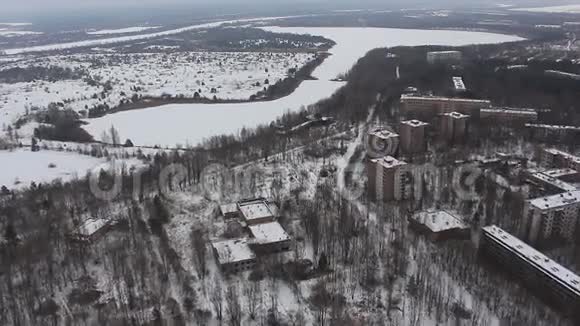 切尔诺贝利匹皮亚特伯斯河流复印机冬天2014视频的预览图