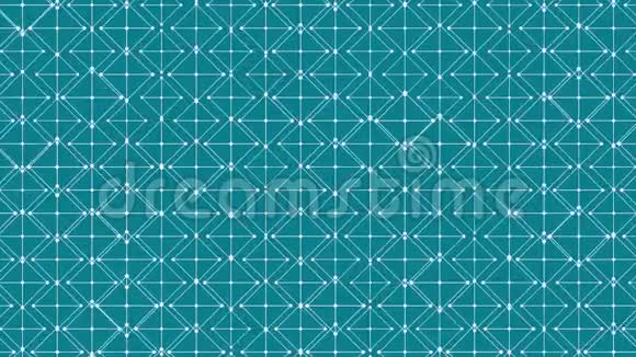 简单的钻石图案随机脉动泰尔蓝颜色4K无缝环视频的预览图