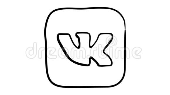 图标Vk白板动画4K画面视频的预览图