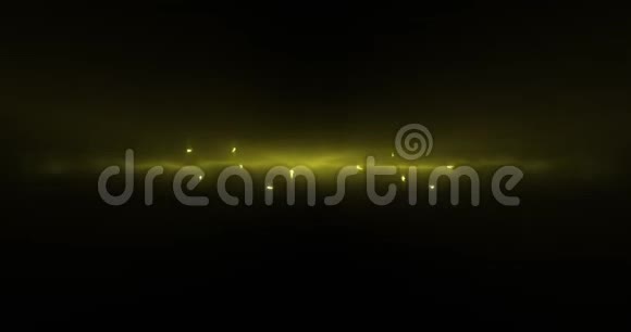 霓虹灯黄色闪光销售文本出现在黑色屏幕4k视频的预览图