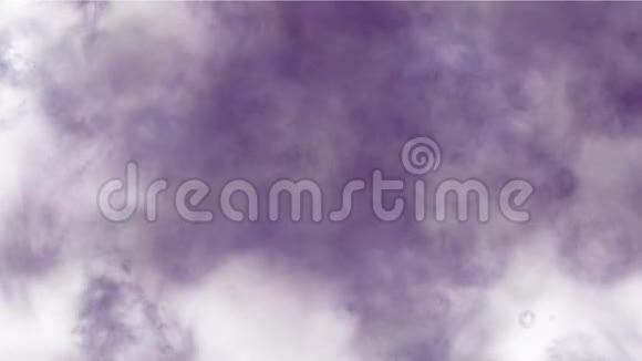 雾烟雾水液气体蒸汽星云等离子烟火云颗粒视频的预览图