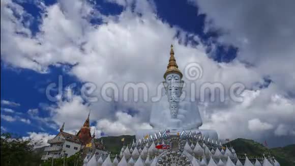 泰国Pheetchabun佛寺五佛的时间推移视频的预览图