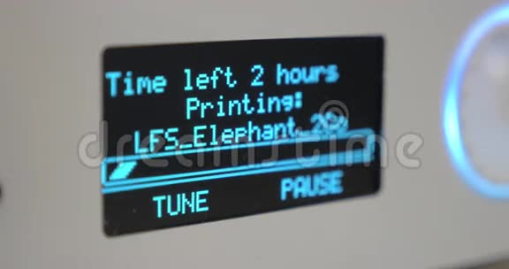 3D打印机工作结束倒计时电子记分板视频的预览图