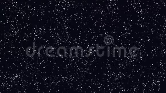 雪花粒子在天空中旋转视频的预览图