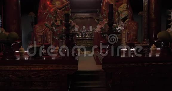 孔庙的雕像越南河内视频的预览图