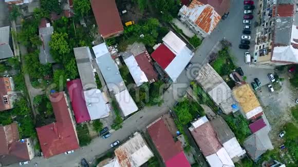 库塔伊西市中心的鸟瞰图视频的预览图