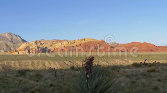 红岩峡谷拉斯维加斯内华达州全景视频的预览图