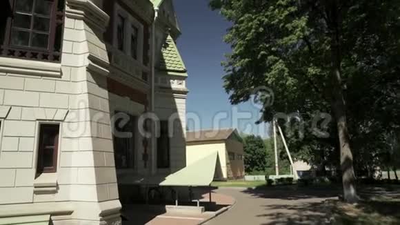 克拉斯尼贝雷格白俄罗斯Zhlobin区多波斯纳河畔的庄园公园综合体波克列夫斯基科泽尔庄园视频的预览图