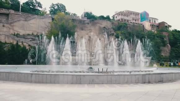 格鲁吉亚第比利斯中心喷泉视频的预览图