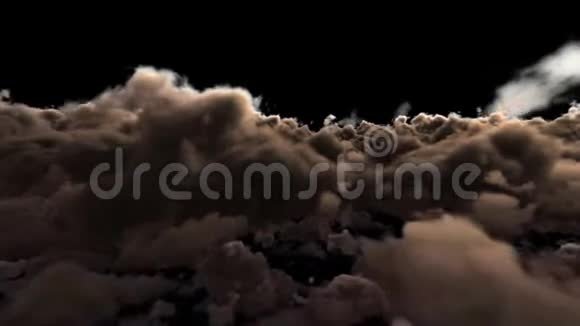 天空中乌云密布的风暴视频的预览图