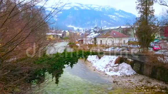 奥地利BadIschl河Ischl桥视频的预览图