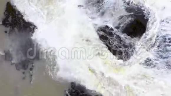 哥达福斯瀑布在冰岛欧洲视频的预览图