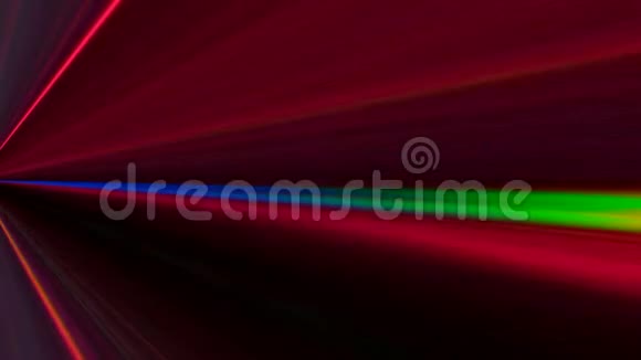 夜光隧道霓虹灯粉红色的光芒视频的预览图