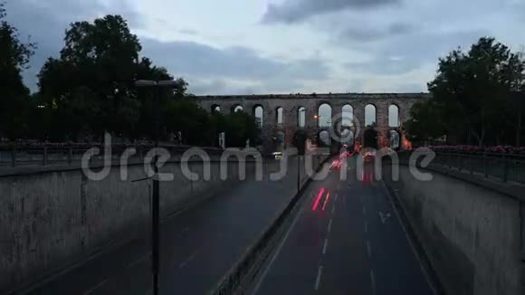 罗马桥白天黑夜的流逝视频的预览图