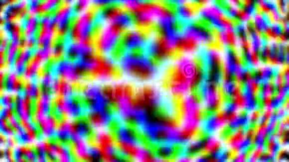 背景与变化的彩色斑点视频的预览图