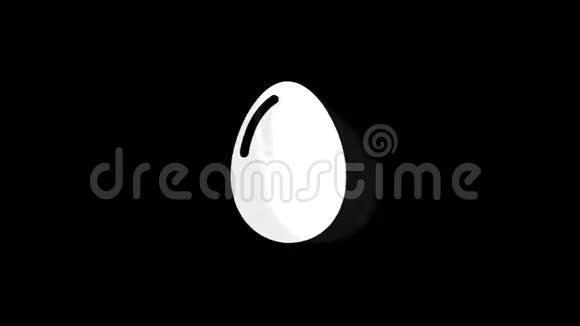 鸡蛋图标老式抽搐坏信号动画视频的预览图