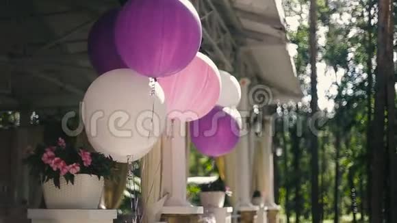 婚礼上的大气球视频的预览图