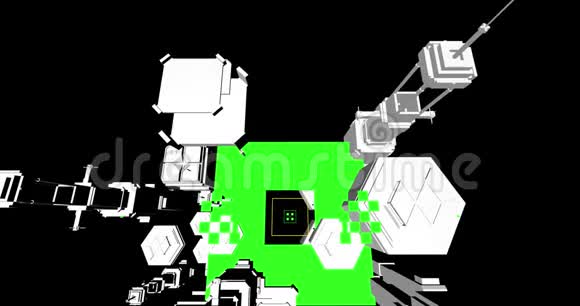 老式电子游戏建筑视频的预览图