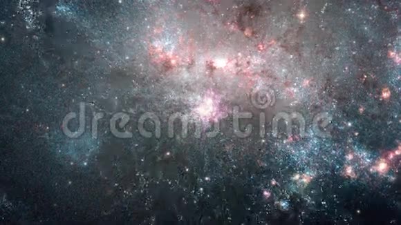 穿越太空中的星系和星域银河025高清视频的预览图
