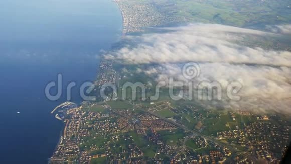 伊斯坦布尔从飞机到城市日外景视频的预览图