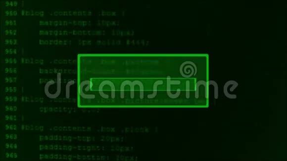 在计算机屏幕上输入密码的动画视频的预览图