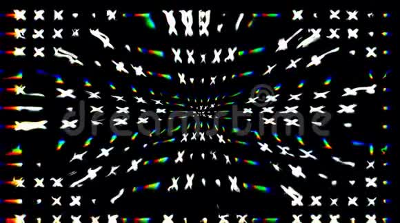 明亮的光线可以调节彩色条纹的运动视频的预览图
