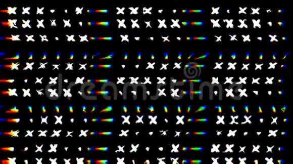 发光的视频调节光波运动的明亮光线视频的预览图