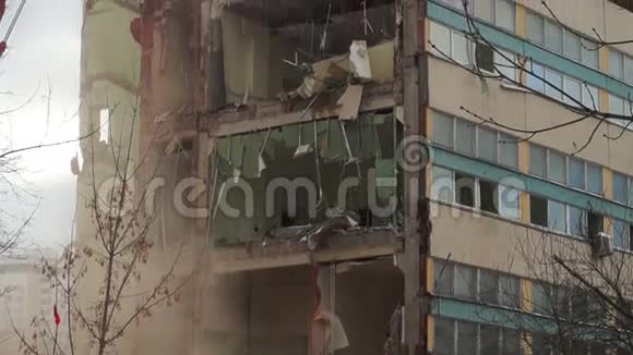 莫斯科的房屋拆迁视频的预览图