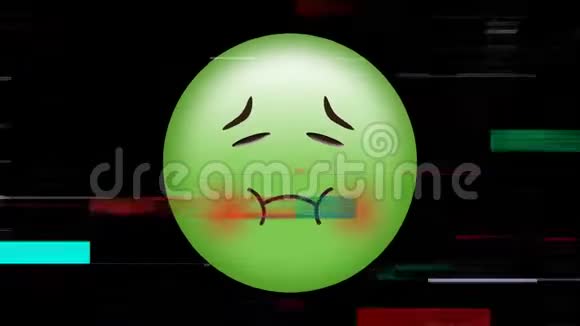 绿色恶心的脸表情视频的预览图