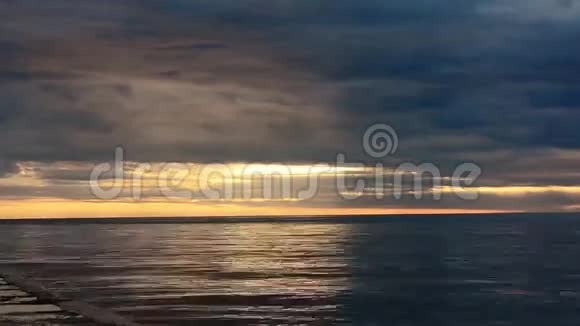 克罗地亚欧洲日落的快速拍摄视频的预览图