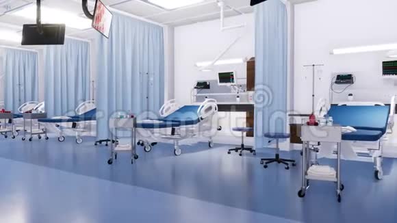 3D急救室无人病床视频的预览图