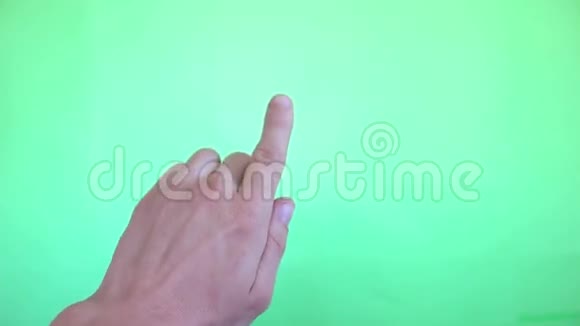 真正的手触摸手势视频的预览图
