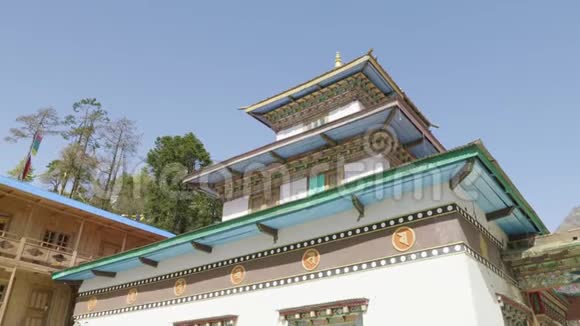 尼泊尔Lho村的修道院视频的预览图