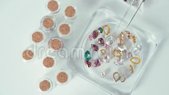 背景视频珠宝和配饰的宝石视频的预览图