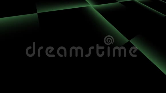 绿色激光霓虹灯或LED对数字地板表面瓷砖的影响视频的预览图