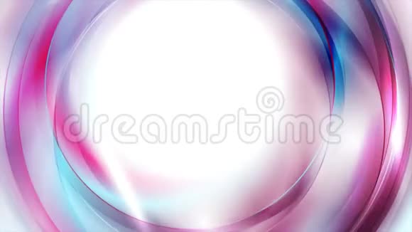 蓝色和紫色光泽圆圈抽象高科技运动背景视频的预览图
