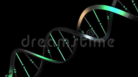 DNA对角半透明绿色视频的预览图