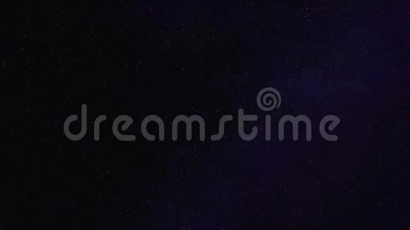 夜空动画恒星和星系穿过夜空视频的预览图