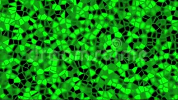 绿色细胞模式运动背景视频的预览图
